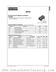 BSR58 datasheet pdf Fairchild Semiconductor