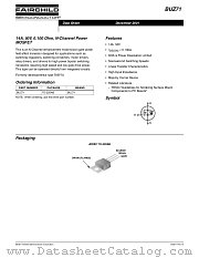 BUZ71 datasheet pdf Fairchild Semiconductor