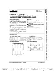 CD40193BC datasheet pdf Fairchild Semiconductor