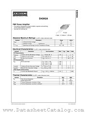 D45H2A datasheet pdf Fairchild Semiconductor
