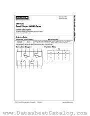 DM7400 datasheet pdf Fairchild Semiconductor