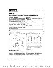 DM74121 datasheet pdf Fairchild Semiconductor