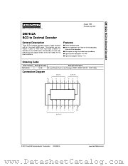 DM7442A datasheet pdf Fairchild Semiconductor