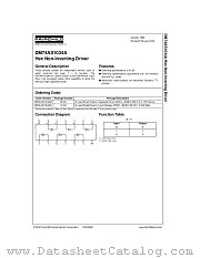 DM74AS1034A datasheet pdf Fairchild Semiconductor