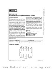 DM74LS169A datasheet pdf Fairchild Semiconductor
