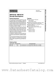DM74S139 datasheet pdf Fairchild Semiconductor