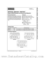 DM74S241 datasheet pdf Fairchild Semiconductor
