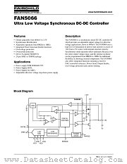 FAN5066 datasheet pdf Fairchild Semiconductor