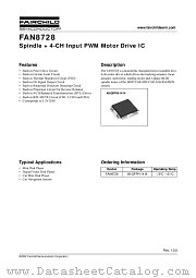 FAN8728 datasheet pdf Fairchild Semiconductor