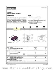 FDC6301N datasheet pdf Fairchild Semiconductor
