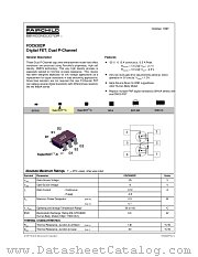 FDC6302P datasheet pdf Fairchild Semiconductor