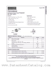 FDD10AN06A0 datasheet pdf Fairchild Semiconductor