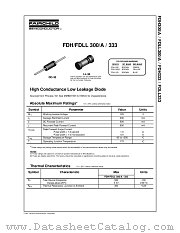 FDH300 datasheet pdf Fairchild Semiconductor