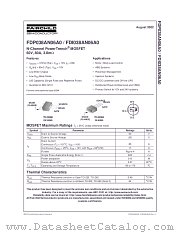 FDI038AN06A0 datasheet pdf Fairchild Semiconductor