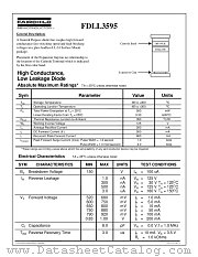FDLL3595 datasheet pdf Fairchild Semiconductor