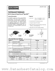FDP6644S datasheet pdf Fairchild Semiconductor