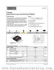 FDR4420A datasheet pdf Fairchild Semiconductor