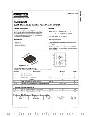 FDR8305N datasheet pdf Fairchild Semiconductor