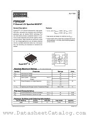 FDR836P datasheet pdf Fairchild Semiconductor
