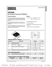 FDS3580 datasheet pdf Fairchild Semiconductor