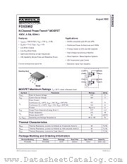 FDS3992 datasheet pdf Fairchild Semiconductor