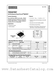 FDS4070N7 datasheet pdf Fairchild Semiconductor