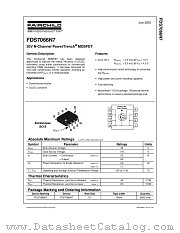 FDS7066N7 datasheet pdf Fairchild Semiconductor