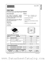 FDS7760A datasheet pdf Fairchild Semiconductor