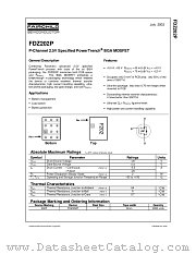 FDZ202P datasheet pdf Fairchild Semiconductor