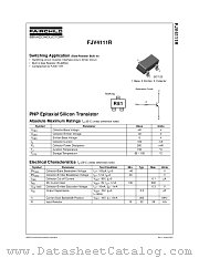 FJV4111R datasheet pdf Fairchild Semiconductor