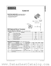 FJX4011R datasheet pdf Fairchild Semiconductor
