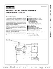 FM24C64FLZ datasheet pdf Fairchild Semiconductor