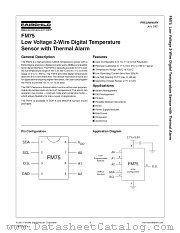 FM75 datasheet pdf Fairchild Semiconductor