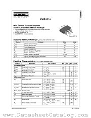 FMB5551 datasheet pdf Fairchild Semiconductor