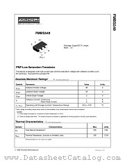 FMBS549 datasheet pdf Fairchild Semiconductor