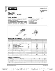 FQA5N90 datasheet pdf Fairchild Semiconductor