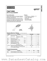 FQAF10N80 datasheet pdf Fairchild Semiconductor
