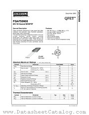 FQAF58N08 datasheet pdf Fairchild Semiconductor