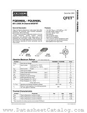 FQD9N08L datasheet pdf Fairchild Semiconductor
