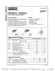 FQI33N10L datasheet pdf Fairchild Semiconductor