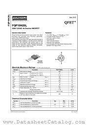 FQP19N20L datasheet pdf Fairchild Semiconductor