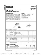 FQP33N10L datasheet pdf Fairchild Semiconductor