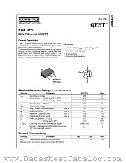 FQT3P20 datasheet pdf Fairchild Semiconductor