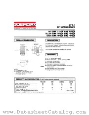 GMA7175CA datasheet pdf Fairchild Semiconductor