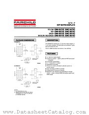 GMA8875C datasheet pdf Fairchild Semiconductor