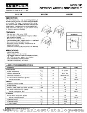 H11L1-M datasheet pdf Fairchild Semiconductor