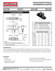 H21LTI datasheet pdf Fairchild Semiconductor