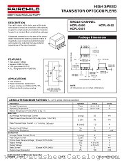 HCPL-0452 datasheet pdf Fairchild Semiconductor