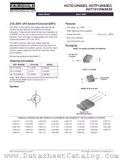HGTG12N60B3 datasheet pdf Fairchild Semiconductor