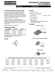 HGTG20N60C3 datasheet pdf Fairchild Semiconductor